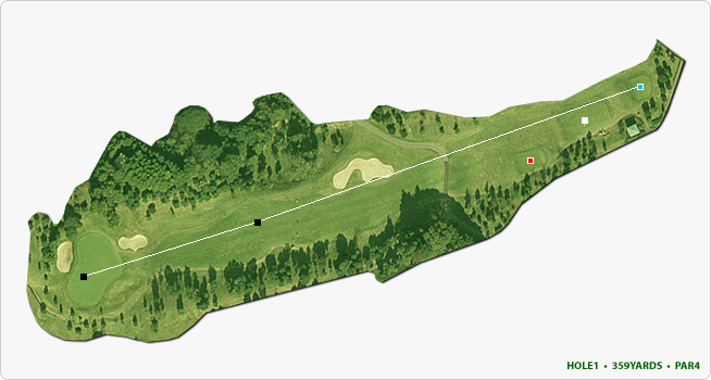 HOLE1 / 359YARDS / PAR4