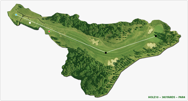 HOLE10 / 383YARDS / PAR4