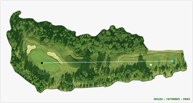 HOLE6 / 197YARDS / PAR3